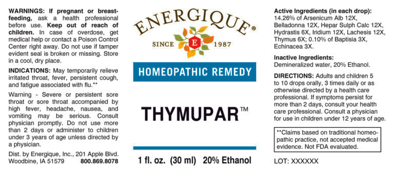 Thymupar 1 oz by Energique