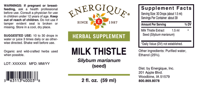 Milk Thistle 2 fl oz by Energique