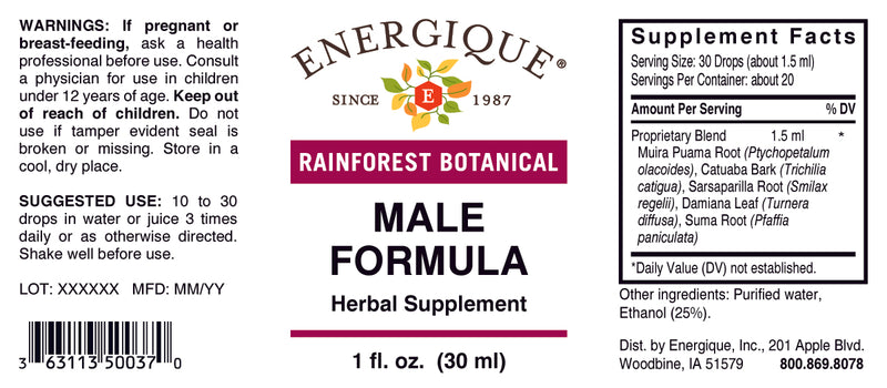 Male Formula 1 oz by Energique