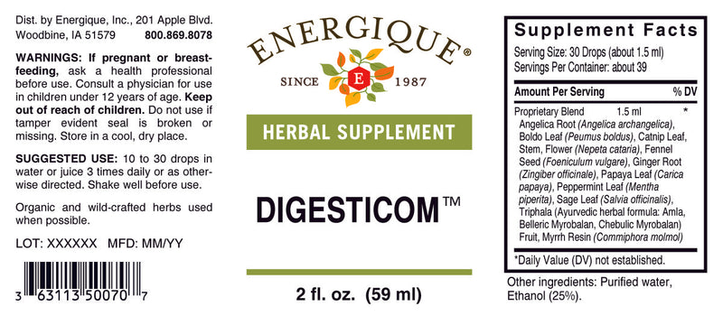 Digesticom 2oz by Energique