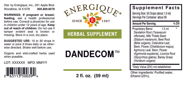 Dandecom 2oz by Energique