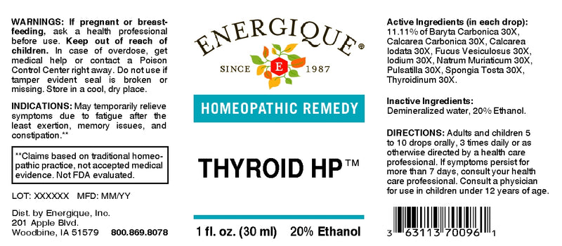 Thyroid HP 1 oz  by Energique
