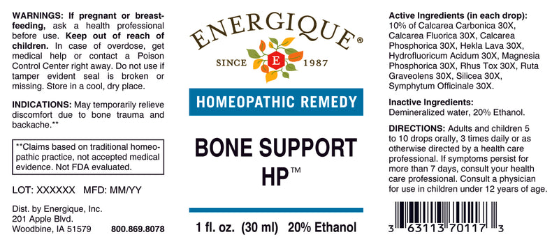Bone Support HP 1 oz  by Energique