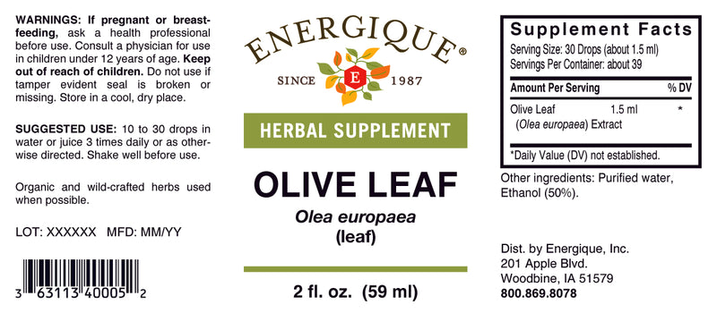 Olive Leaf 50% 2 oz by Energique