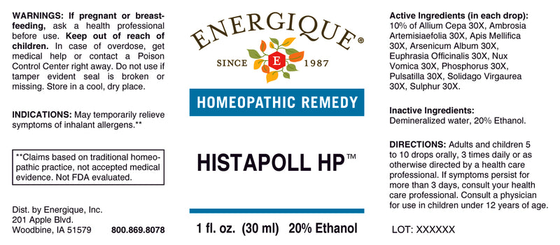Histapoll HP 1 oz by Energique