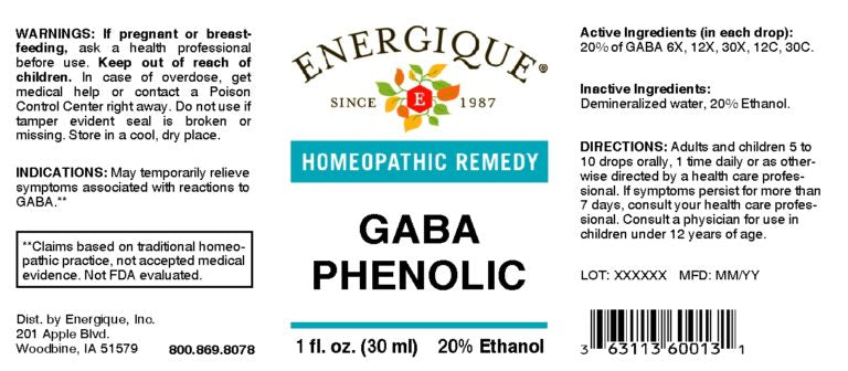 Gaba Phenolic 1 oz by Energique