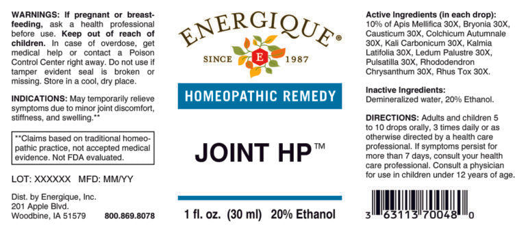 Joint HP 1 oz by Energique