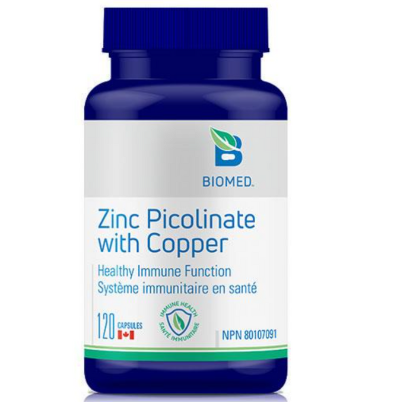 Zinc Picolinate with Copper 120 capsules by BioMed