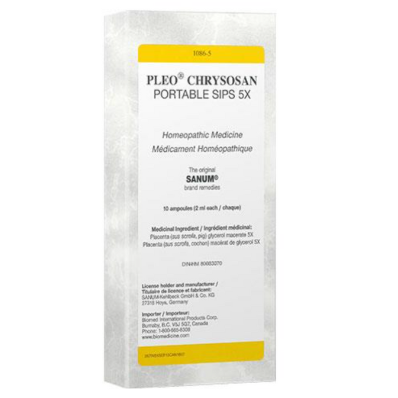 Pleo-Chrysosan Sips 5x  10 sips  -  by BioMed