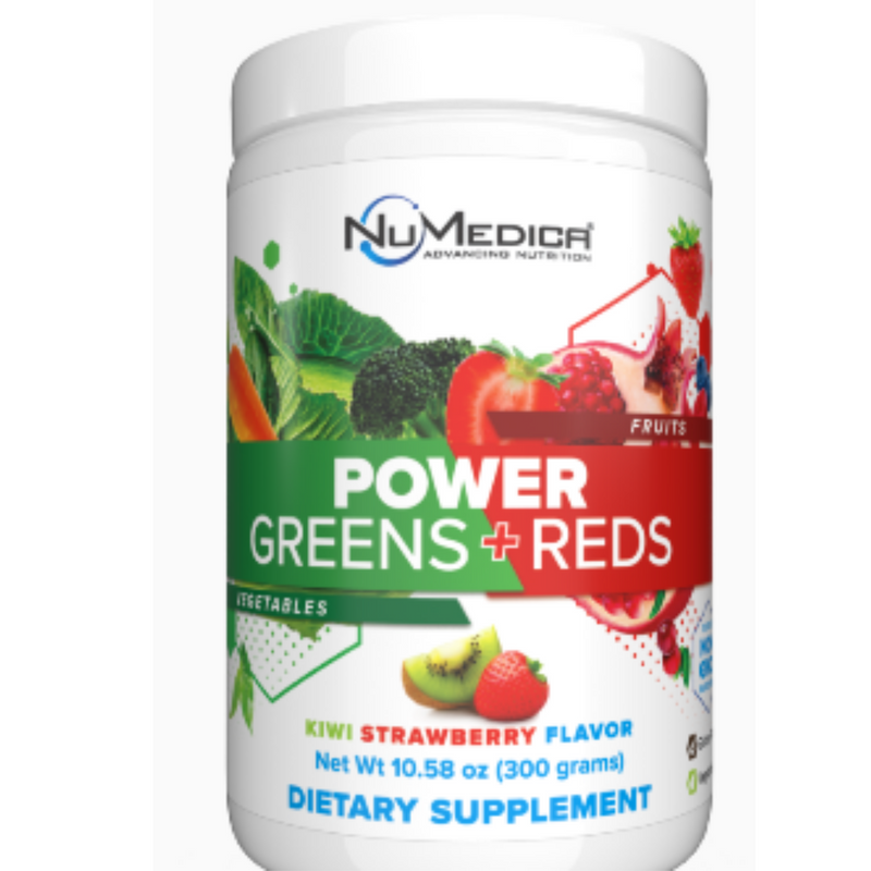 Power Greens and Reds Kiwi and Strawberry  10.58 oz  by Numedica