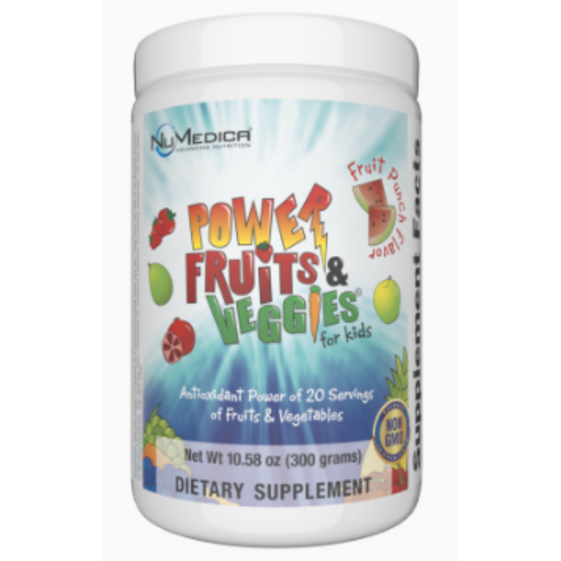 Power Fruits and Veggies Powder 10.58 oz for Kids by Numedica