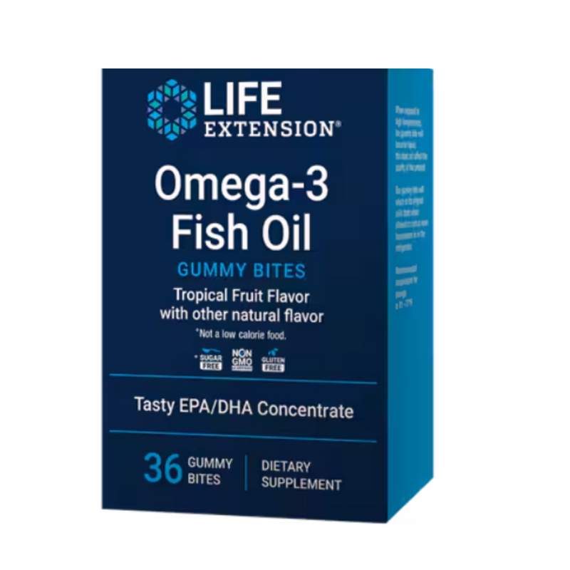 Omega-3 Fish Oil Gummy Bites 36 ct  by Life Extension