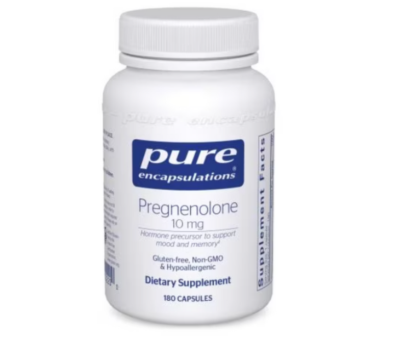 Pregnenolone  10 MG. 180 caps by Pure Encapsulations