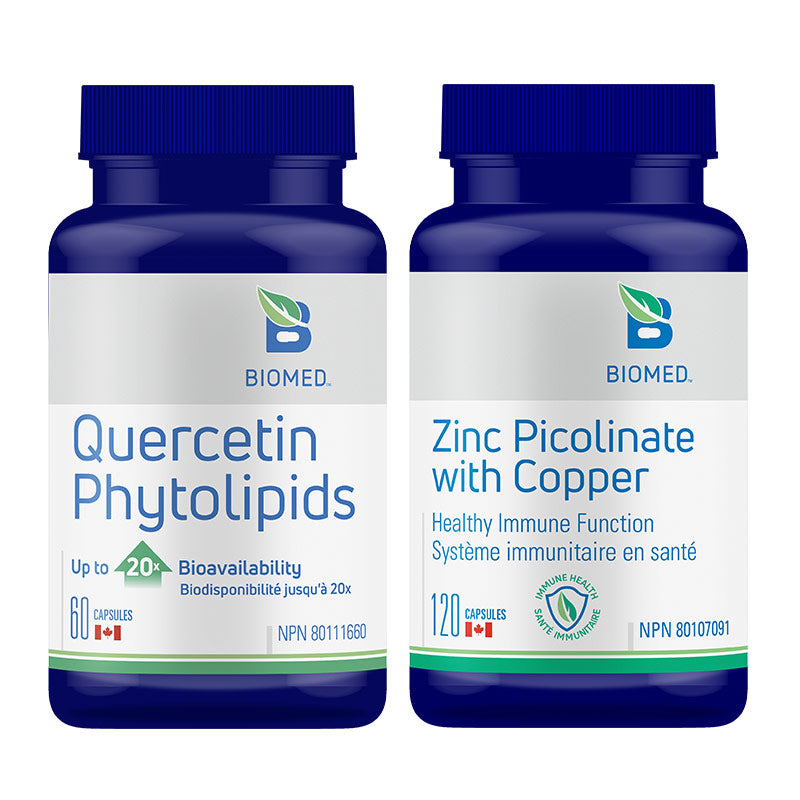 Quercetin and Zinc Bundle by Biomed