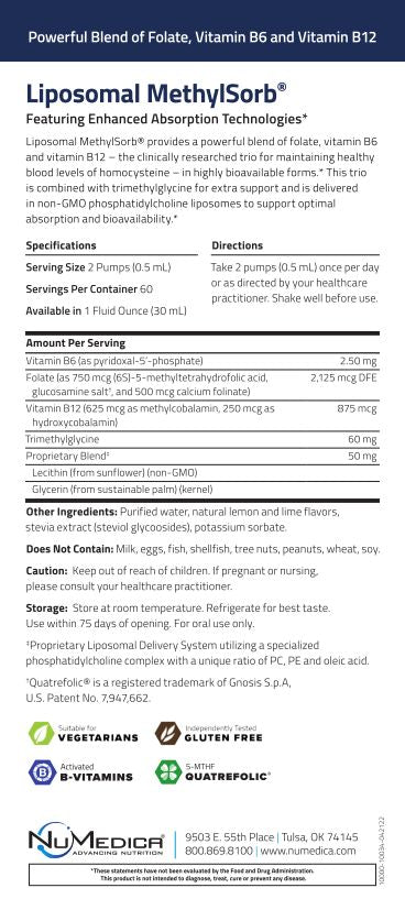 Liposomal MethylSorb® 1 oz  by Numedica