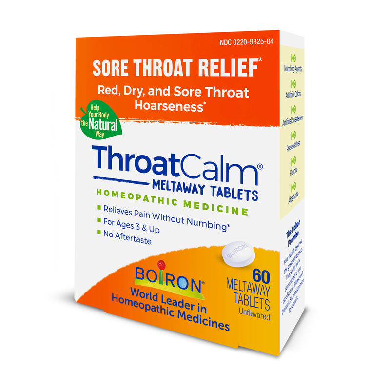 ThroatCalm Tablets 60 tabs by Boiron