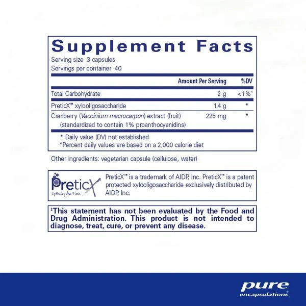 Poly Prebiotic Capsules 120 caps by Pure Encapsulations