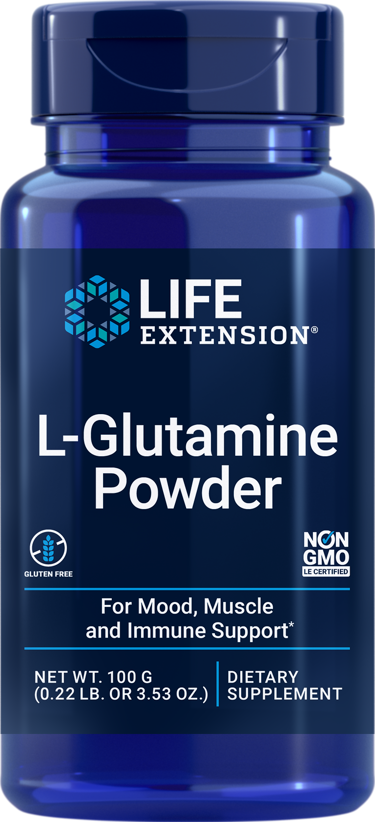 L-Glutamine Powder 3.53 OZ By Life Extension