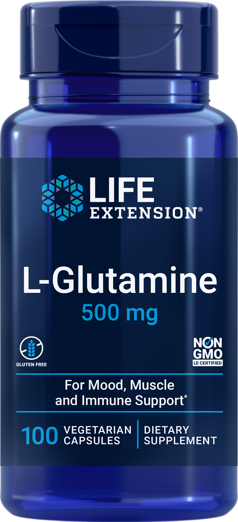 L-Glutamine 100 veg caps by Life Extension