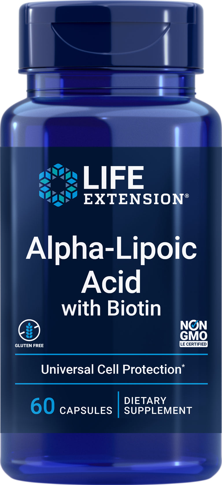 Alpha-Lipoic Acid with Biotin 60 Caps by Life Extension