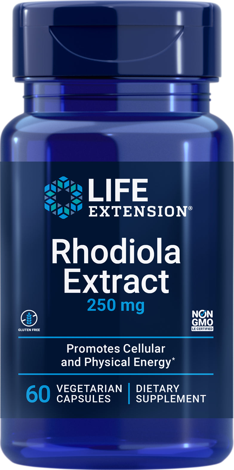 Rhodiola Extract 250 mg, 60 veg caps by Life Extension