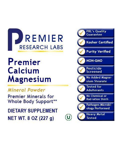 Calcium Magnesium Powder, Premier (Coral Legend) (8 oz)by Premier Research Labs