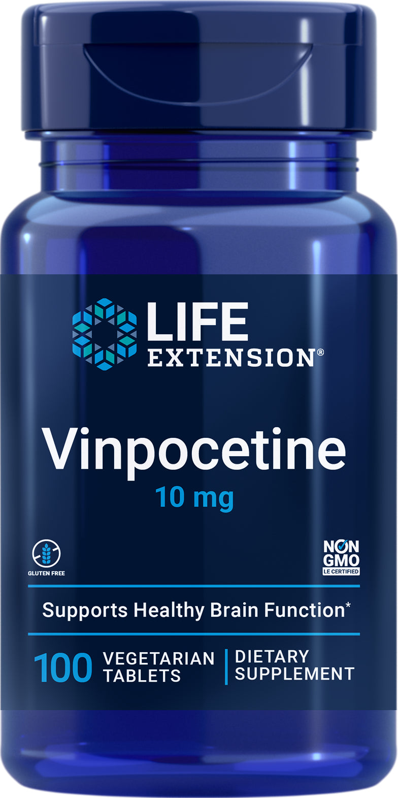 Vinpocetine 10 mg, 100 veg tabs by Life Extension