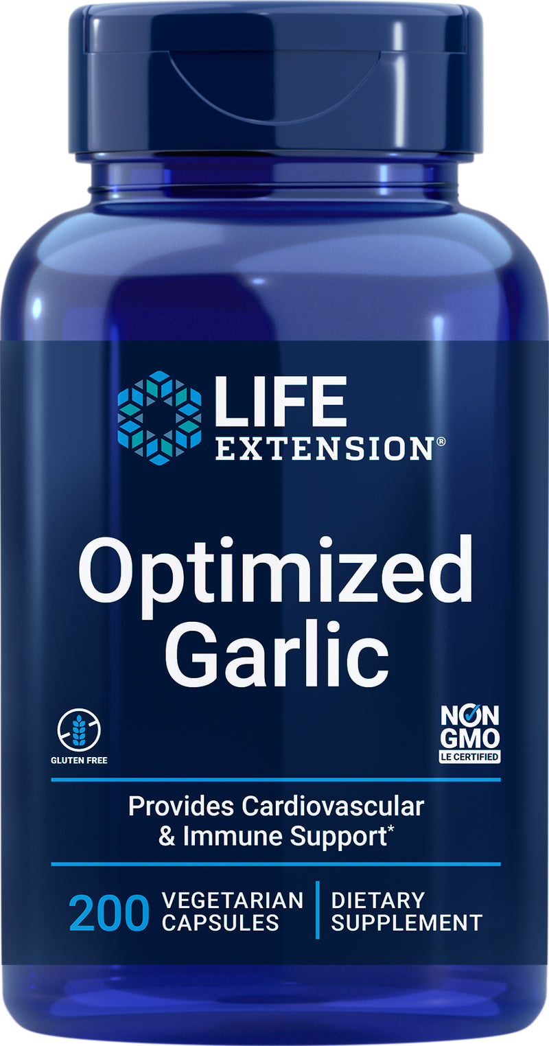 Optimized Garlic 200 Veg Caps by Life Extension