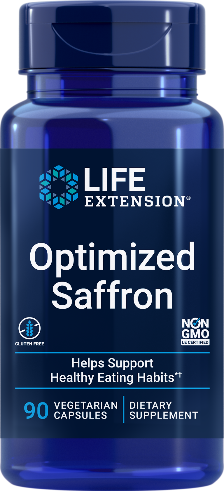 Optimized Saffron 60 veg caps By Life Extension