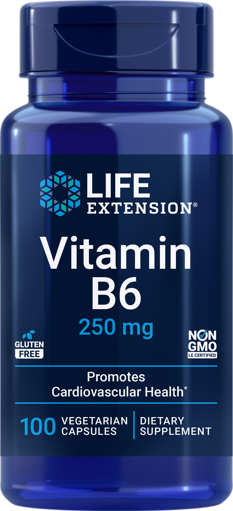 Vitamin B6 250 mg, 100 veg caps by Life Extension