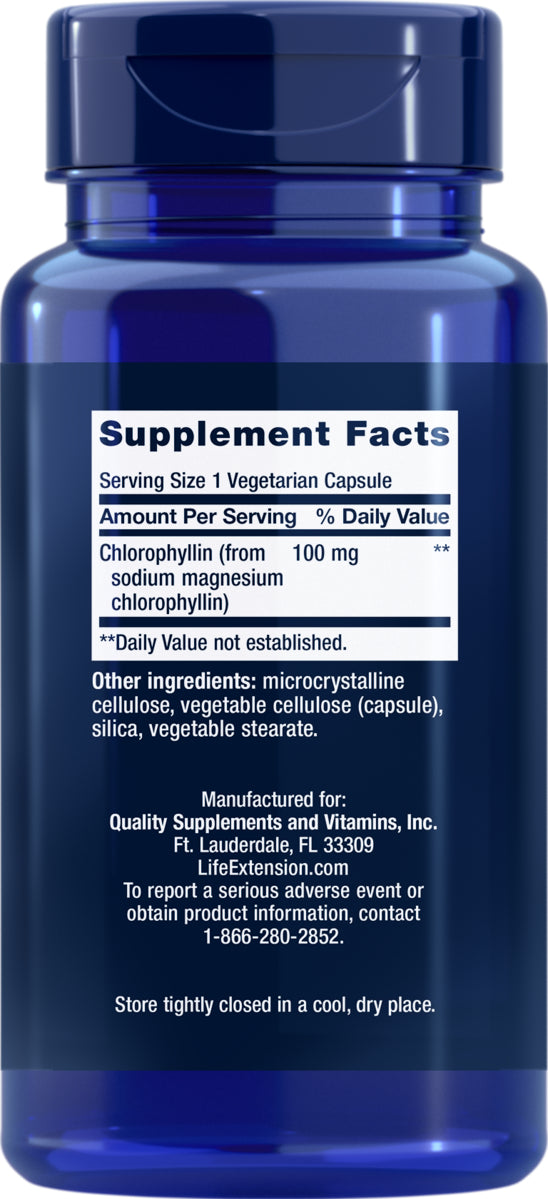 Chlorophyllin 100 mg 100 veg caps by Life Extension