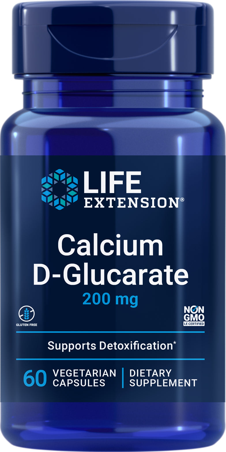 Calcium D-Glucarate 200 mg, 60 veg caps by Life Extension