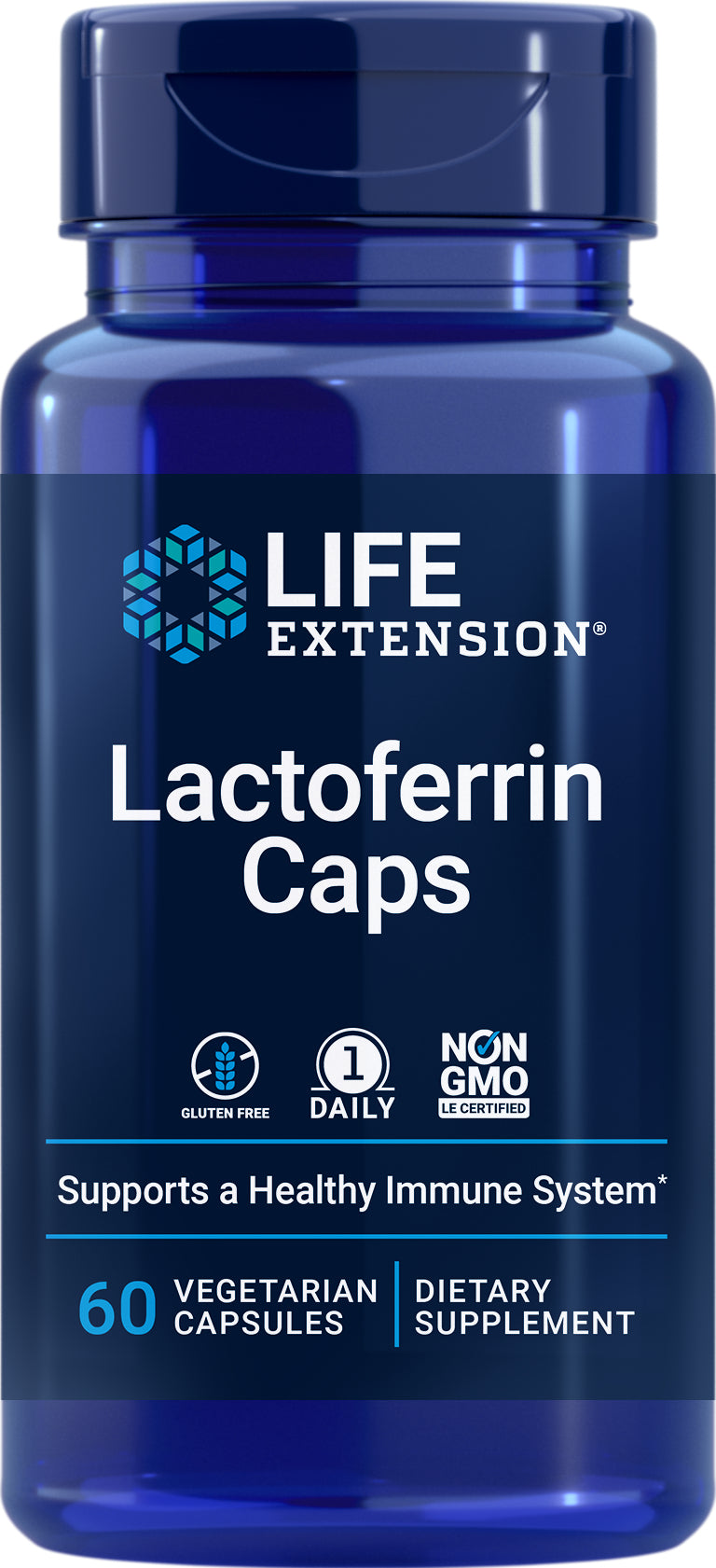 Lactoferrin Caps 620 mg, 100 vegetarian capsules by Life Extension