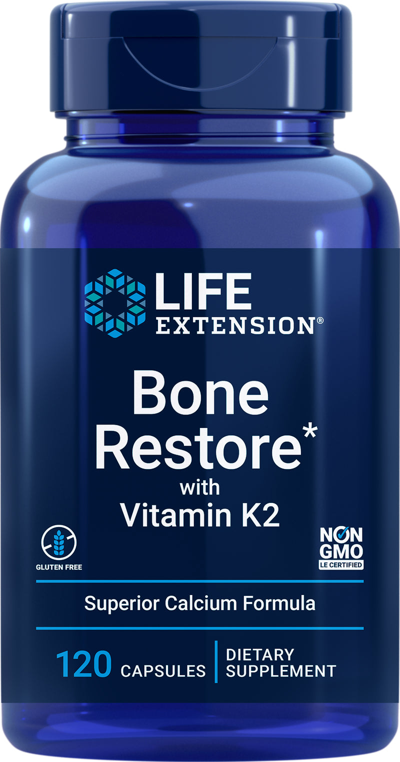 Bone Restore with Vitamin K2 120 Caps by Life Extension
