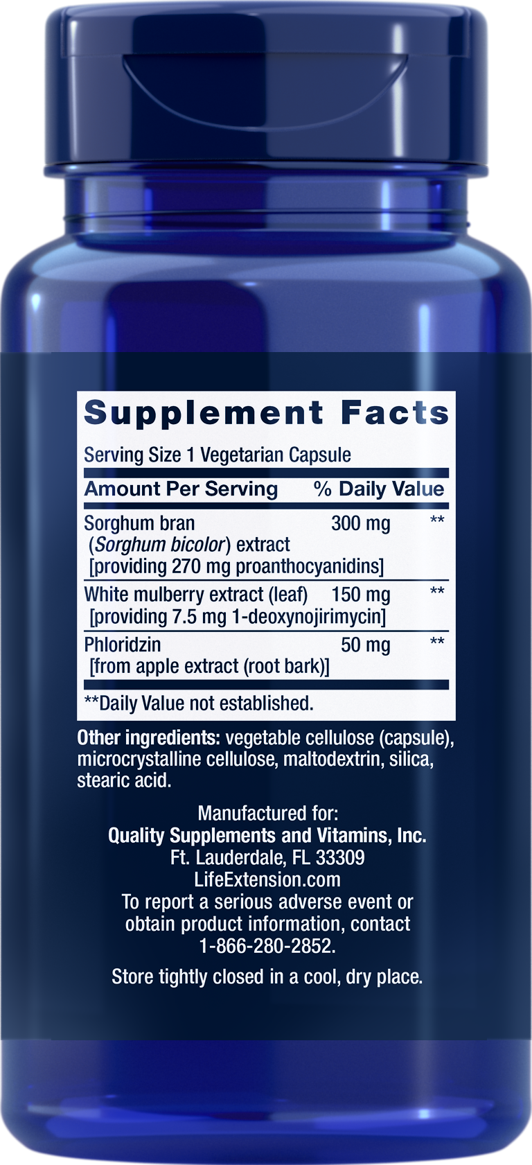 Tri Sugar Shield®60 vegetarian capsules by Life Extension