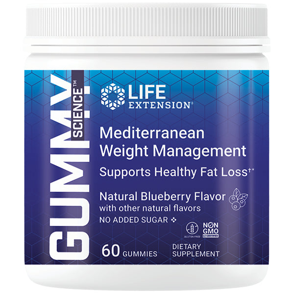 Gummy Science Mediterranean Weight Management 60 gummies by Life Extension