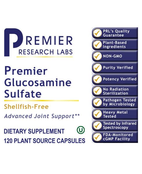 Glucosamine Sulfate Premier ( 120 Capsules)   by Premier Research Labs