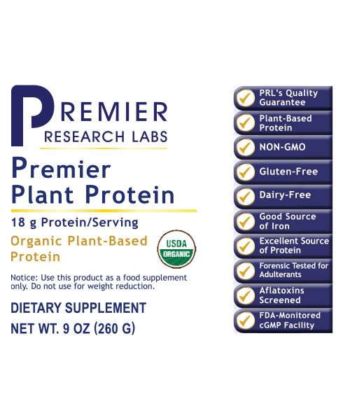 Plant Protein, Premier (9 oz powder) by Premier Research Labs