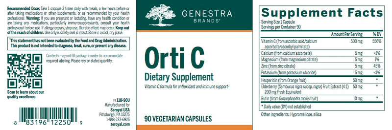 Orti C (90 caps) by Genestra Brands