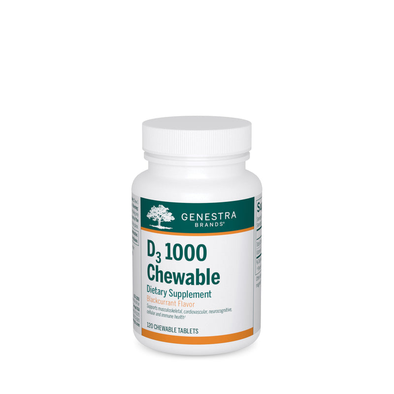 D3 1000 Chewable (120 tabs) by Genestra Brands
