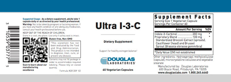 Ultra I-3-C (60 V-caps) by Douglas Laboratories