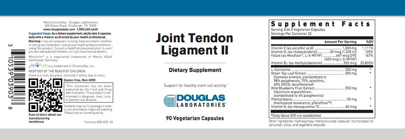 Joint, Tendon, Ligament II (90 V-caps) by Douglas Laboratories