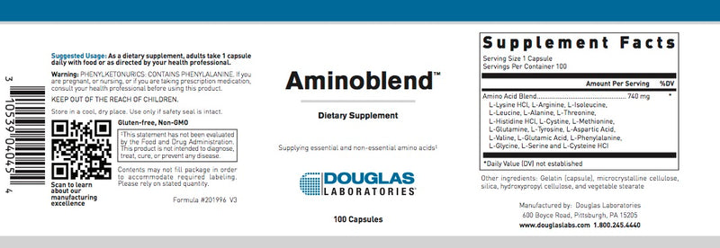 AMINOBLEND ™ (100 caps) by Douglas Laboratories