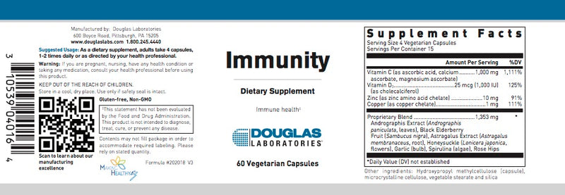 Immunity (60 V-caps) by Douglas Laboratories