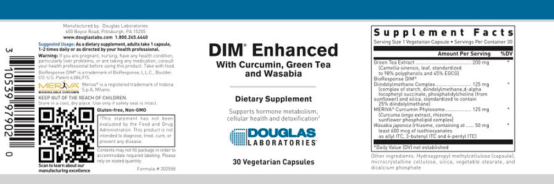 DIM Enhanced (30 caps) by Douglas Laboratories