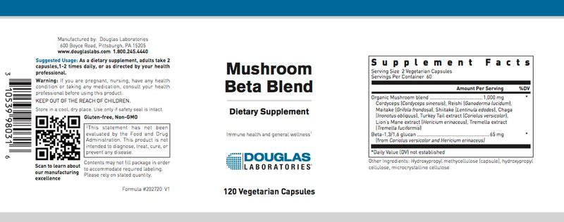 Mushroom Beta Blend by Douglas Labs