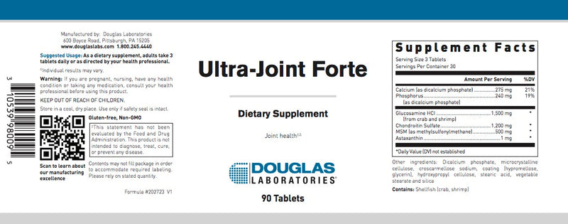 Ultra Joint Forte (90 tabs) by Douglas Laboratories