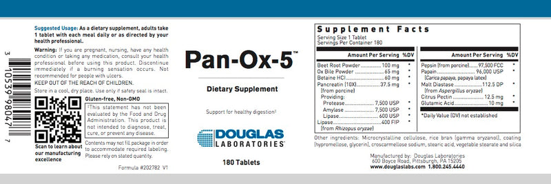 Pan-Ox-5 (180 caps) by Douglas Laboratories