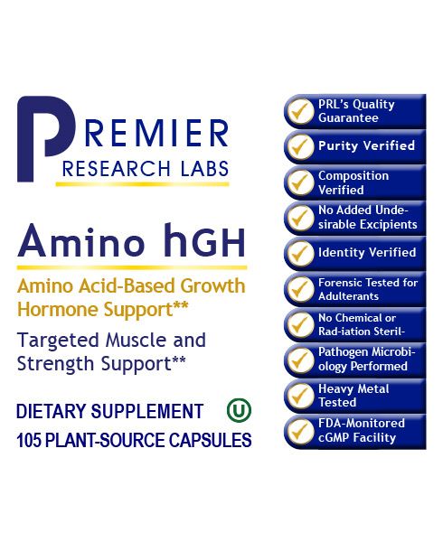 Amino HGH (105 Capsules) by Premier Research Labs