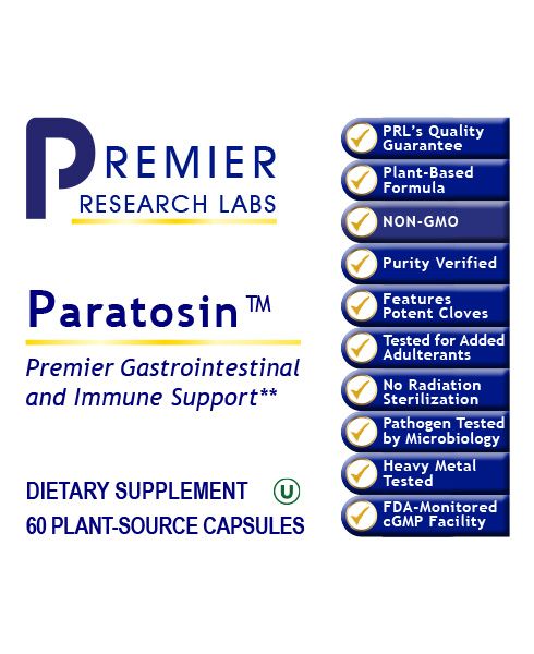 Paratosin (60 Capsules) by Premier Research Labs